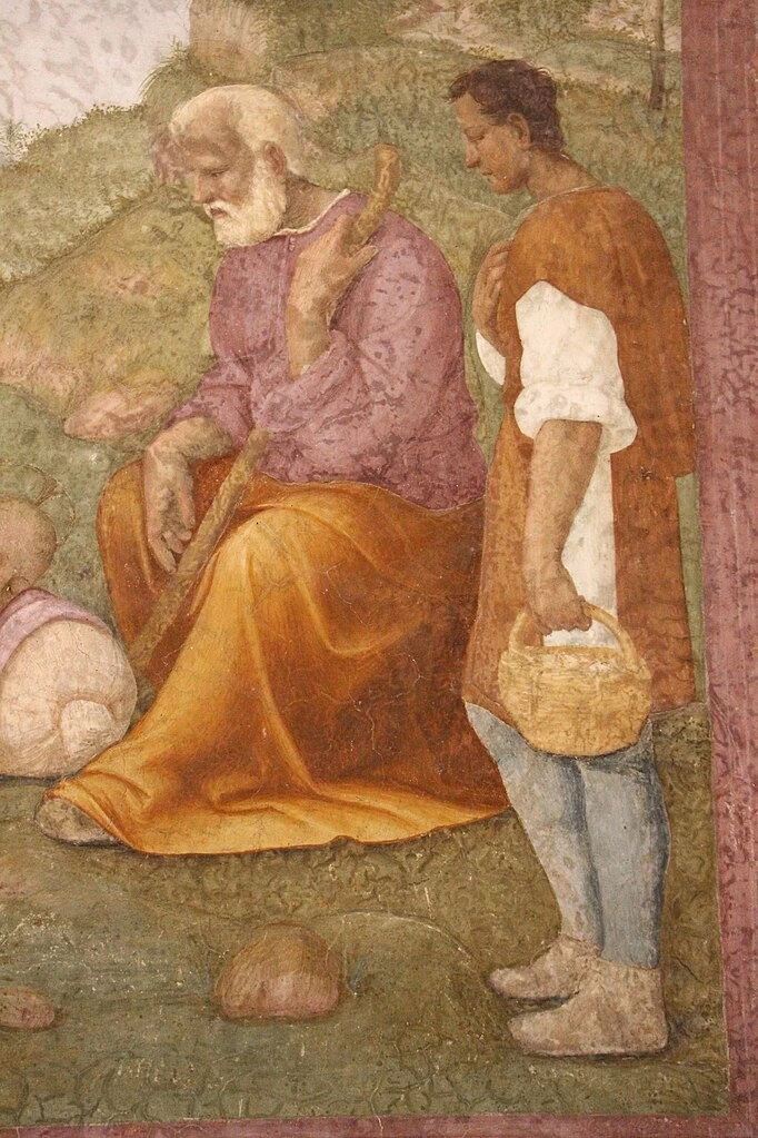 Adorazione dei pastori da Villa Dani a Montici - Museo del Cenacolo di Andrea del Sarto, dettaglio 2